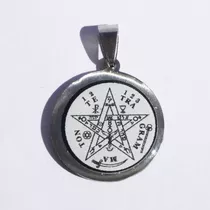 Dije Tetragramaton Medalla Talisman Acero Quirurgico Shino 