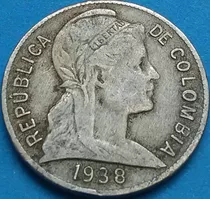 Colombia Moneda 2 Centavos 1938