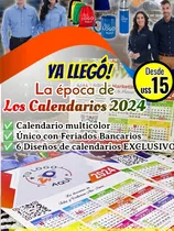 Almanaques Calendarios 2024 / Bolsillo, Escritorio O Pared