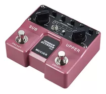 Pedal Efectos Mooer Mtop Tender Octaver Pro Color Rojo