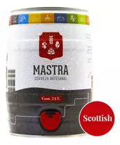 Barril De Cerveza Mastra Artesanal, Mini Chopp, 5 Litros, 6.2% Alcohol - Estilo Scottish