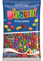 Pacote Disqueti Chocolate Colorido Confete 1 Kg - Dori