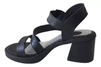 Sandalias Zapatos Mujer Cuero Charol Base Súper Comodas.