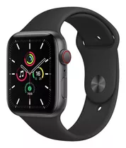 Apple Watch Se (gps + Cellular, 44mm) - Caja De Aluminio Color Gris Espacial - Correa Deportiva Negra