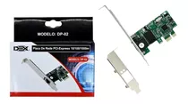 Placa De Rede Gigabit Rj45 10/100/1000mbps Pci-express Dex