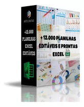 Pack Excel +12.000 Planilhas Excel Prontas E 100% Editáveis