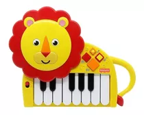 Mini Piano Infantil Animales Fisher Price Color Amarillo/leon