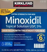 Minoxidil Kirkland 5% Solución Tópica 6 Meses *ml* Sf M1