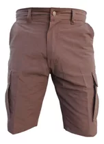 Bermuda Cargo Explora Secado Rapido Hombre Pantalon Bolsillo