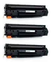 3x Toner Hp Ce285a Impressora P1102w M1132 Compatível