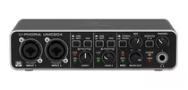 Behringer U-phoria Umc204 Hd Interfaz Audio Midi Usb 2x4 6pa