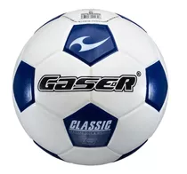 Balón Futbol Soccer Oficial Classic Laminado Mate Nº 5 Color Blanco Y Azul