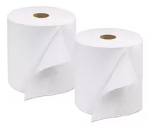 Toalla De Papel Blanca Texturizada 200 Mts X2 Rollos Cocina