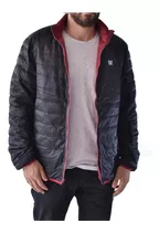 Parca Down Jacket Hombre Reversible Roja Local Crew