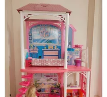 Linda Casa Da Barbie - Mansão Real Com Boneca E Móveis