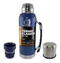 Termo Acero Inoxidable Lüsqtoff 1 Litro Azul Frio Calor Stan