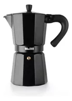 Cafetera Italiana Express Bahia (12 Tazas) Marca Ibili Color Negro