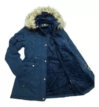 Campera Parka Con Piel Camperón Importada Talles Grandes