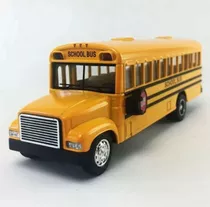 Miniatura De Ferro - Ônibus Escolar Americano-  1/32 15cm