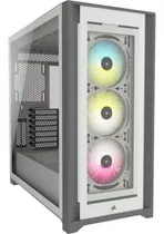 Gabinete Corsair Icue 5000x Rgb Blanco Vidrio Templado Atx