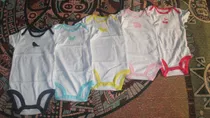 Carters Pack 5 Body Bebé Nena Manga Corta Original Usa