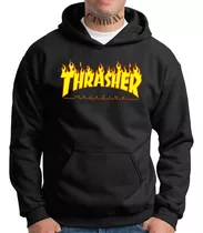 Buzos Canguro Estampados Thrasher Skate Canibal