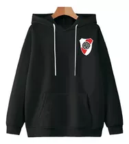 Buzo River Plate Canguro Adultos Niños 