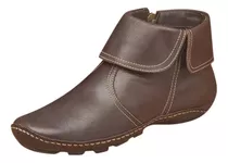 Mujer Botas Zapatos Planos Cuero Antideslizante Cremallera R