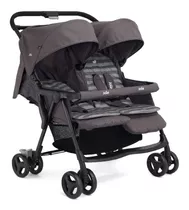 Cochecitos Bebes Mellizos Hermanitos Joie Infanti Aire Twin Color Dark Pewter Color Del Chasis Negro