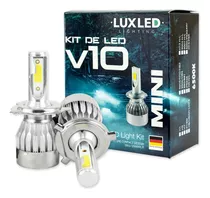 Kit 8 Lâmpadas Ultra Led Farol Meia Alto Baixo Milha 20000lm