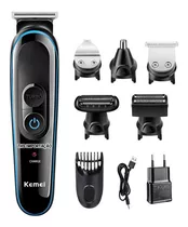 Barbeador Eletrico 5 Em 1 Shaver Kemei Km-690 Original