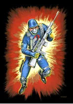 Poster A2 - Soldado Cobra - Comandos Em Ação - Gijoe - Arte