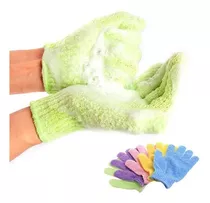 Pack 2 Guantes Exfoliantes Ducha Limpieza Desinfeccion