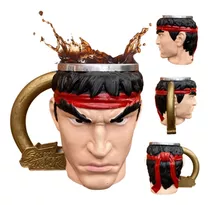 Caneca Street Figther Ryu Geek Personagem Video Game 230ml