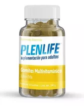 Gomitas Multivitamínico Adulto Plenlife 240g Dif. Sabor Sabor Piña