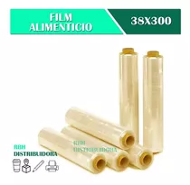 Rollo De Film Adherente 38x300 Mtrs Reales Comida Alimentos