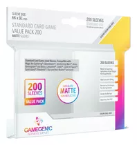 Gamegenic: Matte Standard Card Game Sleeve Value Pack 200un