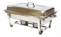 Chafing Dish De Acero Inoxidable 2 Quemadores Chef And Dish 