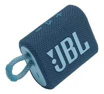 Bocina Jbl Go 3 Portátil Con Bluetooth Waterproof Blue 