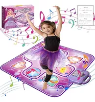 Hyw Pink Dance Mat Toy Para Niños De 3 A 12 Años Con 6 Modos