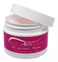 Pó Acrílico Magic Nails Rosa Unhas De Acrigel Porcelana 30g 