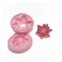 Forma De Silicone Flor De Lotus Bipartida