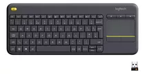 Teclado Inalámbrico Logitech K400 Plus Qwerty Español Color Negro