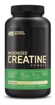 Suplemento En Polvo Optimum Nutrition  Creatina Micronizada Micronized Creatine Powder Creatina Monohidratada En Pote De 300g