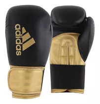 Luva De Boxe adidas Hybrid 100 Preto/dourado