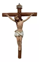 Crucifijo De Pared De 40 Cm, Cruz De Resina Jesucristo