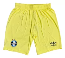 Calção Masc Umbro Goleiro Grêmio Oficial 2023 Amarelo P