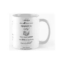 Taza Orgullo Y Prejuicio Art Quote Calidad Premium