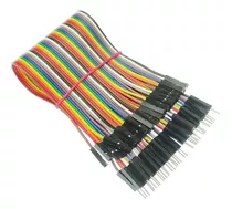 Cables Dupont Jumpers Para Protoboard 20cm 40piezas 