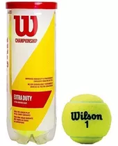 Bola De Tênis Wilson Championship Tubo 03 Bolinhas De Tennis